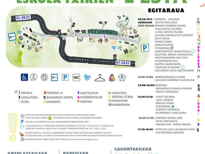Gipuzkoako eskola txikien festa handia