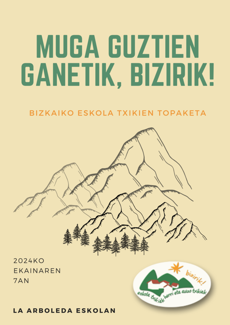 Bizkaiako eskola txikietako ikasleen topaketa