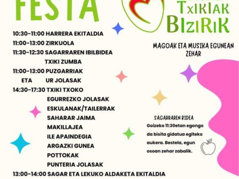 Gipuzkoako eskola txikien festa handia