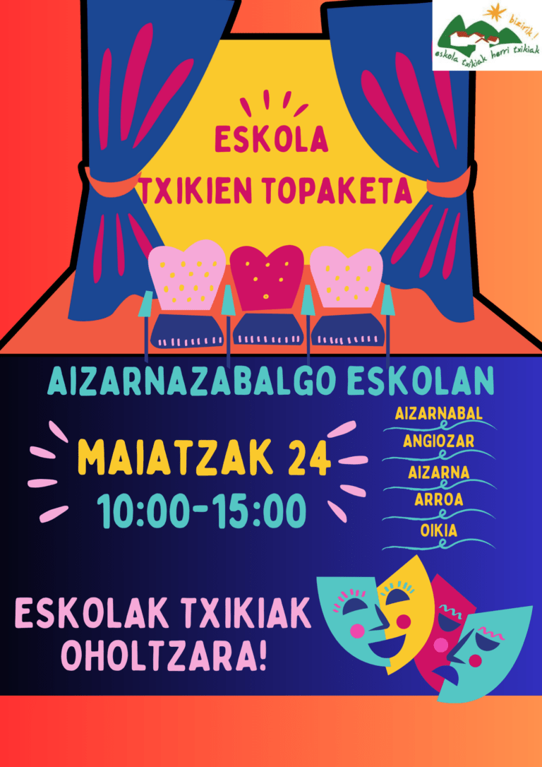 Eskola txikiak oholtzara!